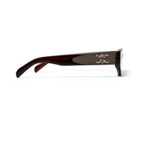 Hyra | Dark Brown Medium Full Rim Cateye Sunglasses for Women [UV-protected]