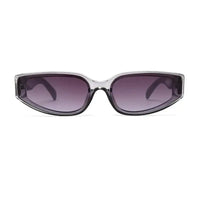 Hyra | Transparent Grey Medium Full Rim Cateye Sunglasses for Women [UV-protected]
