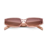 Hyra Transparent Pink Medium Full Rim Cateye Sunglasses for Women — Hashtag Eyewears