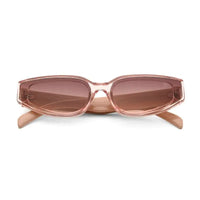 Hyra | Transparent Pink Medium Full Rim Cateye Sunglasses for Women [UV-protected]
