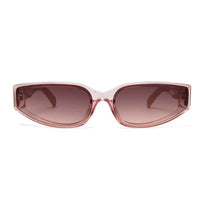 Hyra | Transparent Pink Medium Full Rim Cateye Sunglasses for Women [UV-protected]