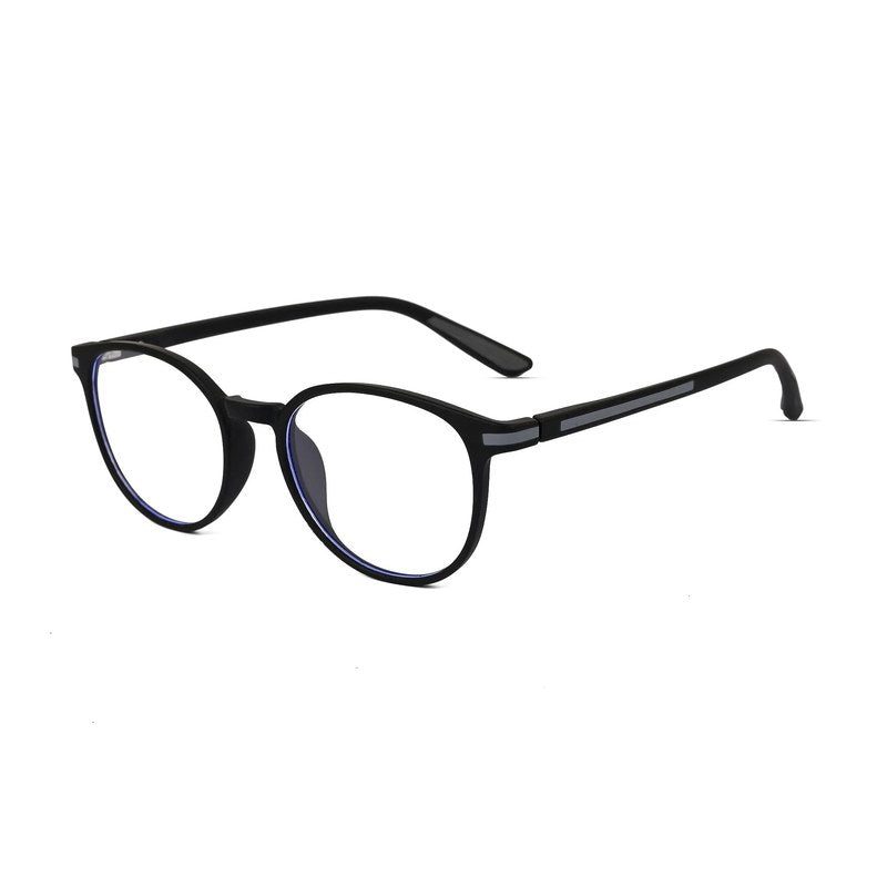 Idefend Black Medium Full Rim Round Computer Glasses for Men & Women — Hashtag Eyewears