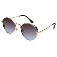 Ignisia Gradient Brown & Blue Medium Full Rim Oval Sunglasses for Men — Hashtag Eyewears