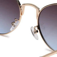 Ignisia Gradient Brown & Blue Medium Full Rim Oval Sunglasses for Men — Hashtag Eyewears
