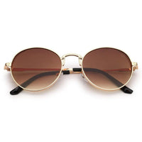 Ignisia Gradient Brown Medium Full Rim Oval Sunglasses for Men — Hashtag Eyewears