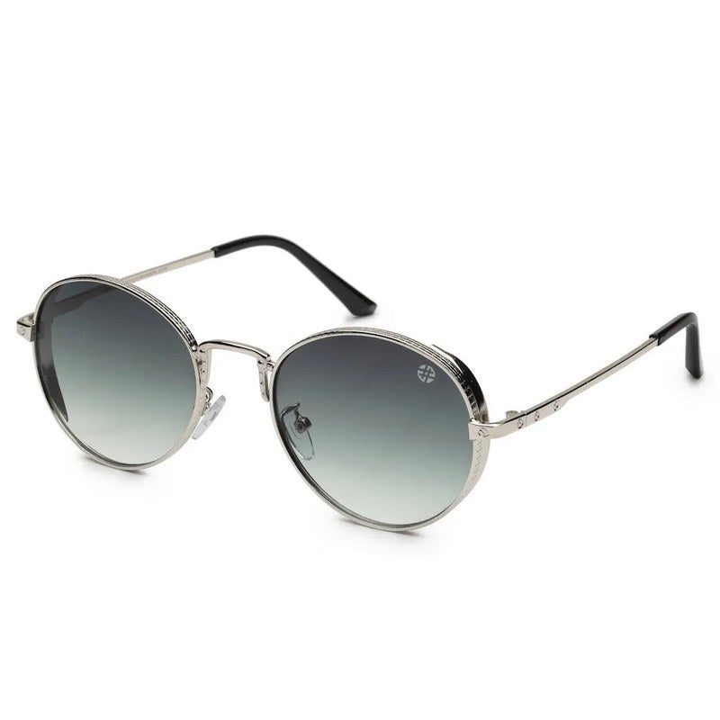 Ignisia Gradient Green Medium Full Rim Oval Sunglasses for Men — Hashtag Eyewears