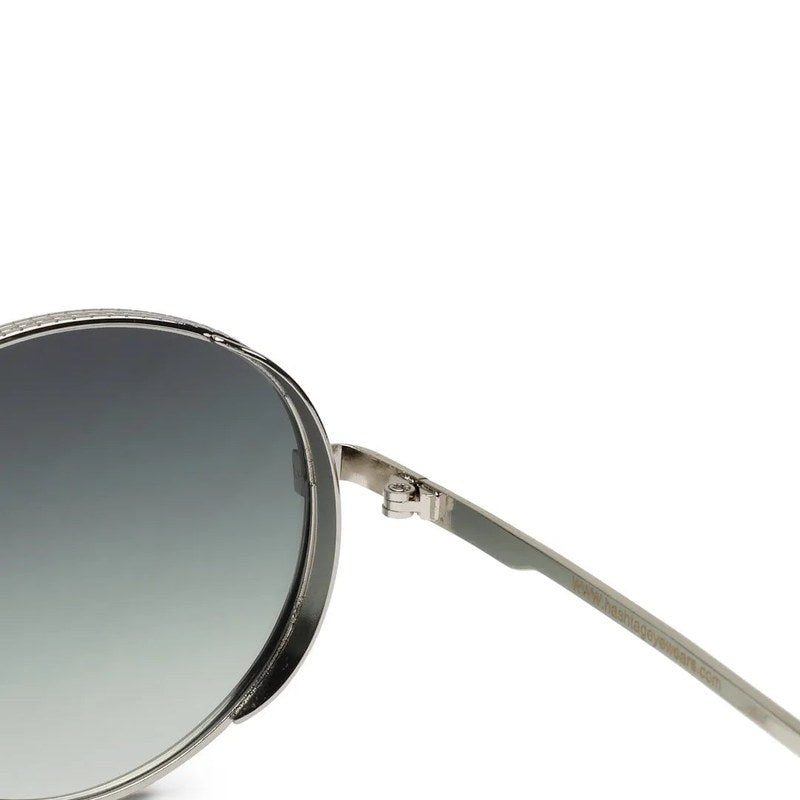 Ignisia | Gradient Green Medium Full Rim Oval Sunglasses for Men [UV-protected]