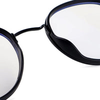 Ignisra Black Medium Full Rim Oval Clip-on for Men & Women — Hashtag Eyewears