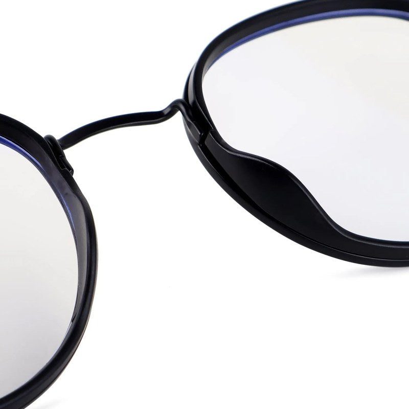 Ignisra Black Medium Full Rim Oval Clip-on for Men & Women — Hashtag Eyewears