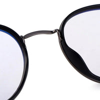 Ignisra Grey & Black Medium Full Rim Oval Clip-on for Men & Women — Hashtag Eyewears
