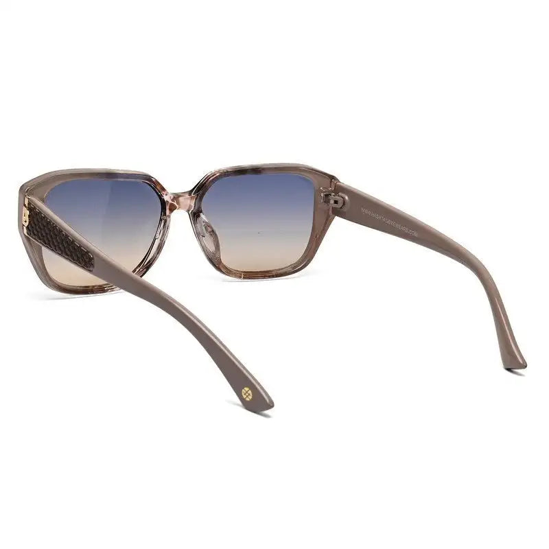 Ilora | Brown Texture Medium Full Rim Hexagonal Sunglasses for Women [UV-protected]