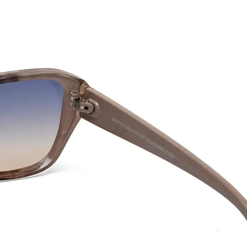 Ilora | Brown Texture Medium Full Rim Hexagonal Sunglasses for Women [UV-protected]