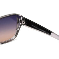 Ilora | Transparent Medium Full Rim Hexagonal Sunglasses for Women [UV-protected]