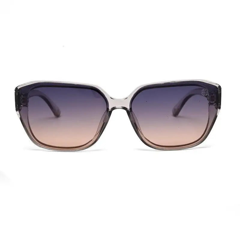 Ilora | Transparent Medium Full Rim Hexagonal Sunglasses for Women [UV-protected]
