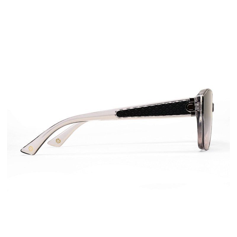 Ilora Transparent Medium Full Rim Hexagonal Sunglasses for Women — Hashtag Eyewears