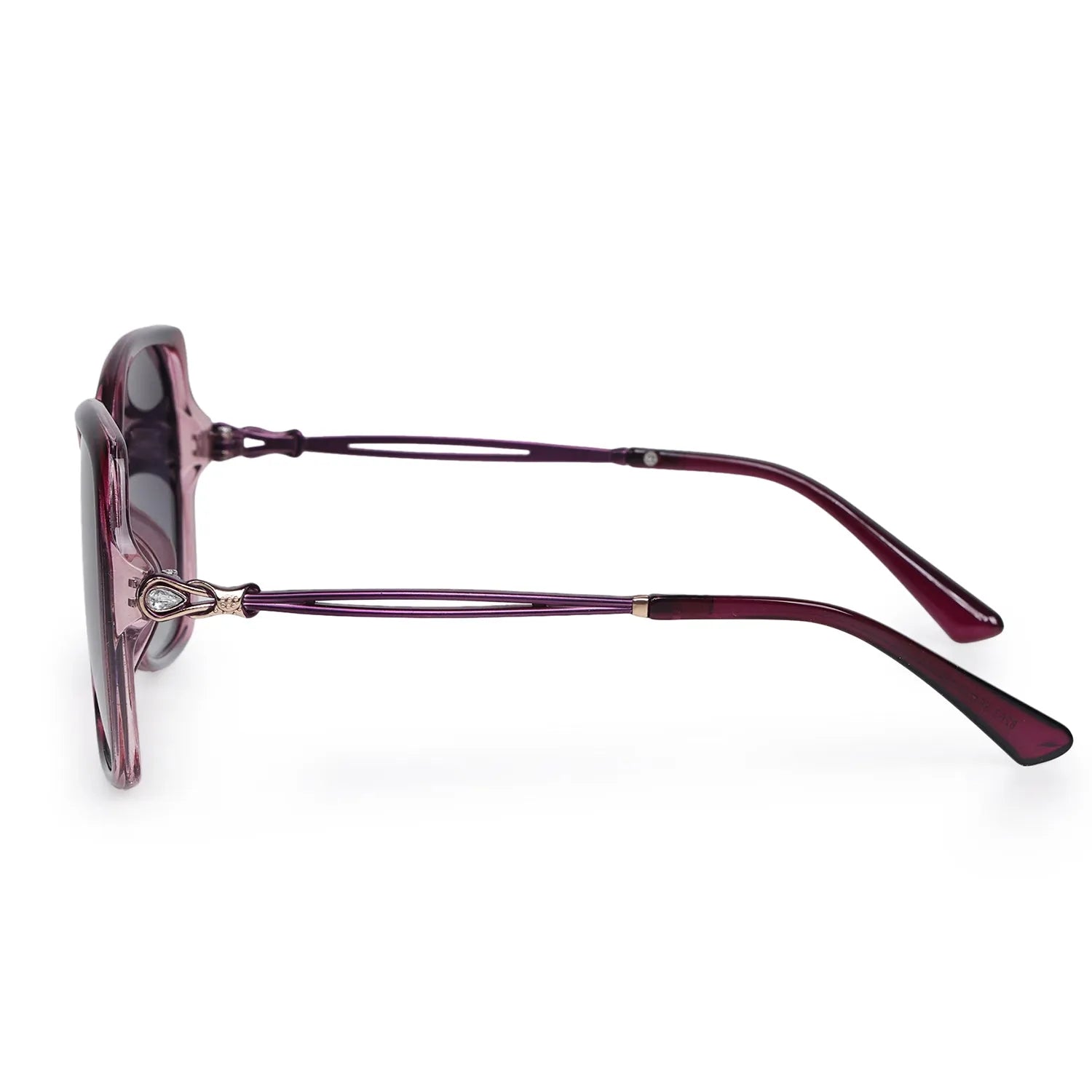 Voltara | Gradient Purple Large Full Rim Butterfly Sunglasses for Women [Polarized]