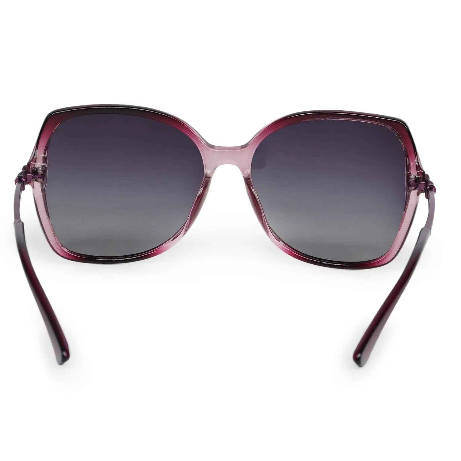 Voltara | Gradient Purple Large Full Rim Butterfly Sunglasses for Women [Polarized]