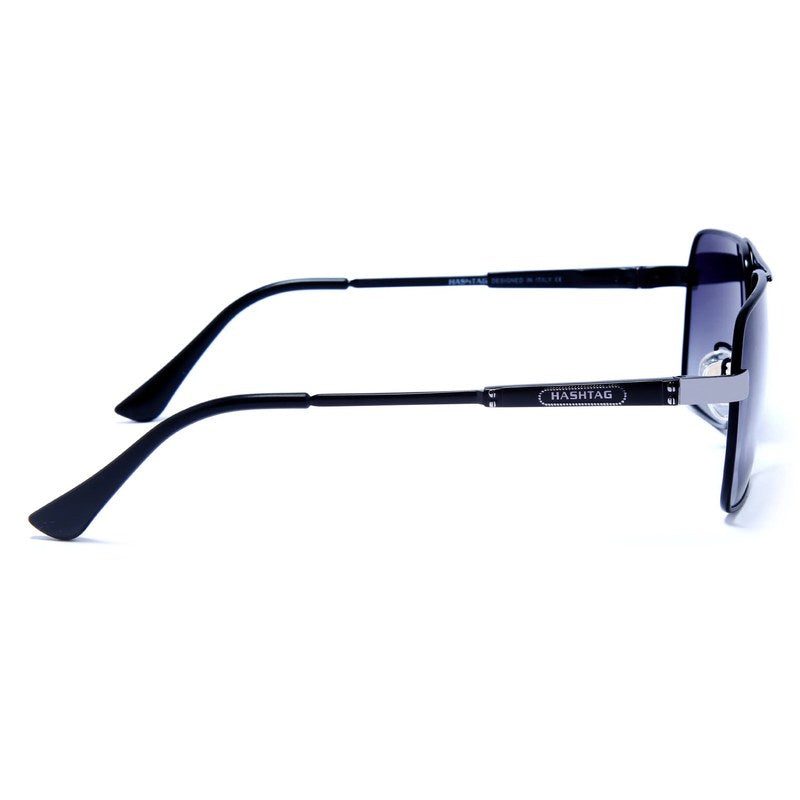 Inferna Gradient Blue Medium Full Rim RECTANGLE Sunglasses for Men & Women — Hashtag Eyewears