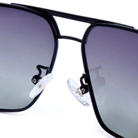Inferna Gradient Purple Green Medium Full Rim RECTANGLE Sunglasses for Men & Women — Hashtag Eyewears