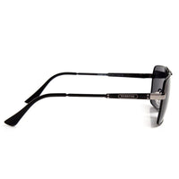 Inferna Silver & Black Large Full Rim Rectangle Sunglasses for Men & Women — Hashtag Eyewears
