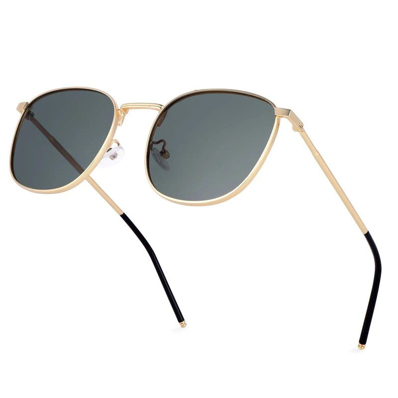 Infinity Green Large Full Rim Square Sunglasses for Men — Hashtag Eyewears