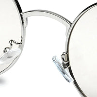 Ionara Silver-brown Medium Full Rim Round Eyeglasses for Men & Women — Hashtag Eyewears