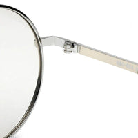 Ionara Silver-brown Medium Full Rim Round Eyeglasses for Men & Women — Hashtag Eyewears