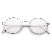 Ionara Silver-brown Medium Full Rim Round Eyeglasses for Men & Women — Hashtag Eyewears