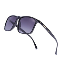 Ionis Black Large Full Rim Square Sunglasses for Men & Women — Hashtag Eyewears