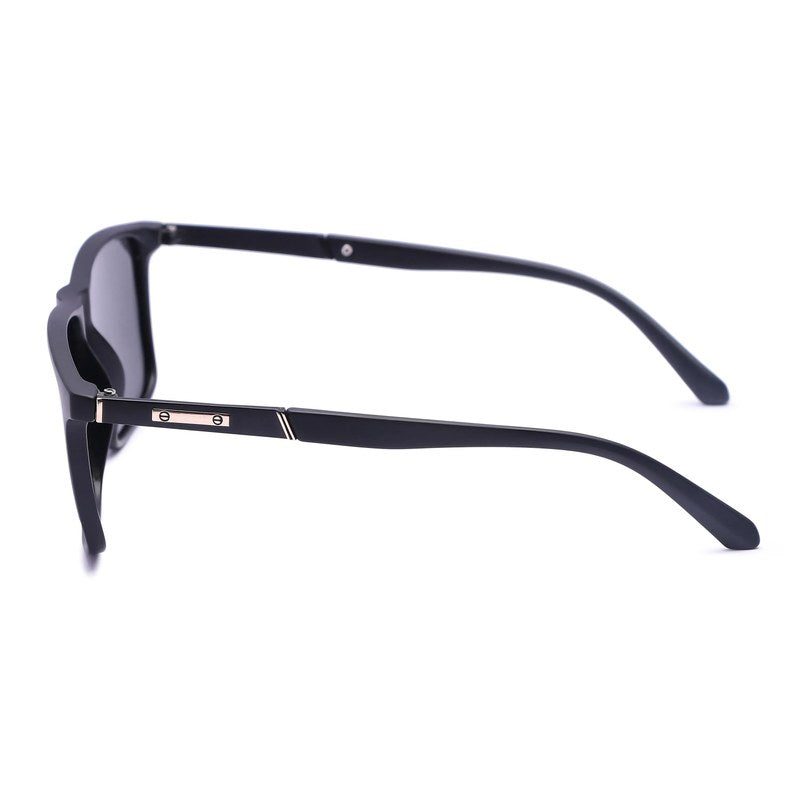 Ionis Matt Black Large Full Rim Square Sunglasses for Men & Women — Hashtag Eyewears