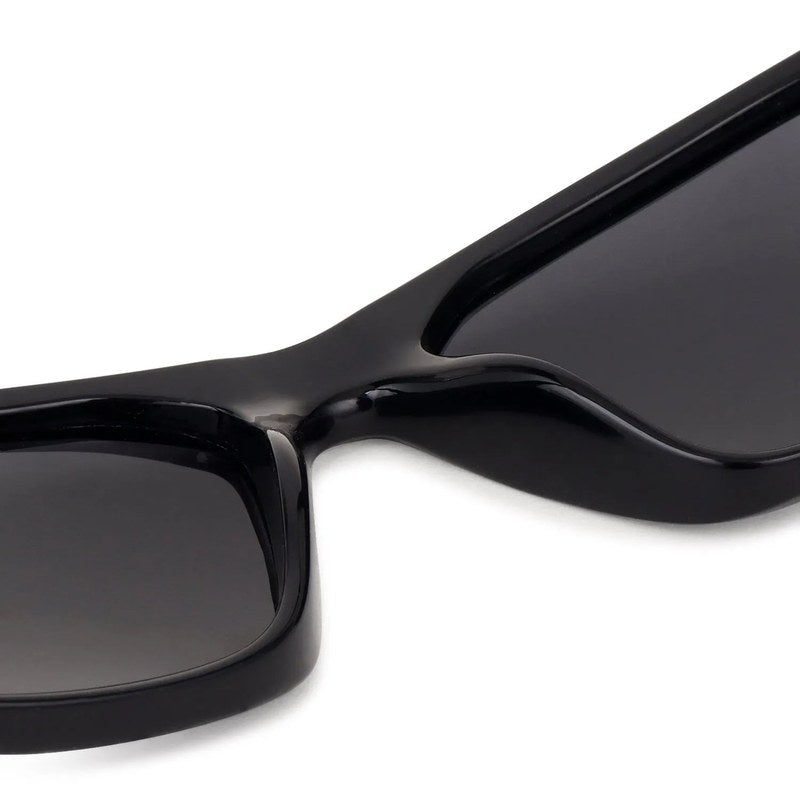 Ionium Black Large Full Rim Rectangle Sports Sunglasses for Men — Hashtag Eyewears