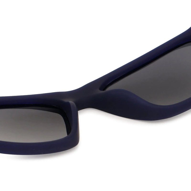 Ionium | Blue Large Full Rim Rectangle Sports Sunglasses for Men [Polarized]