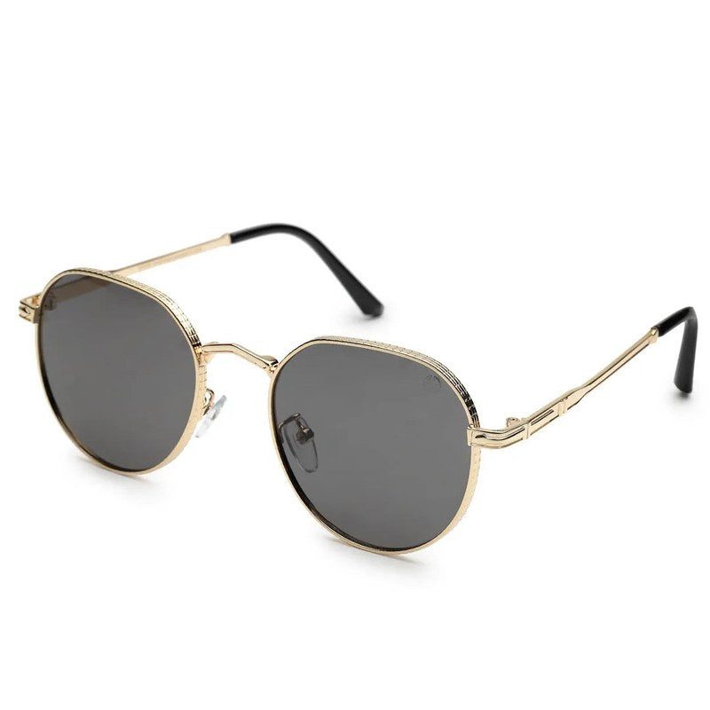 Ithon Black Medium Full Rim Oval Sunglasses for Men — Hashtag Eyewears