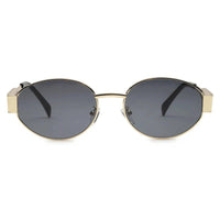 Ivory Golden Medium Full Rim Oval Sunglasses for Women — Hashtag Eyewears