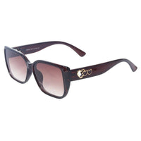 Jetra Brown Medium Full Rim Wayfarer Sunglasses for Women — Hashtag Eyewears