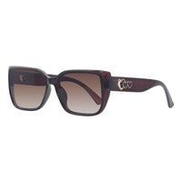 Jetra Brown Medium Full Rim Wayfarer Sunglasses for Women — Hashtag Eyewears