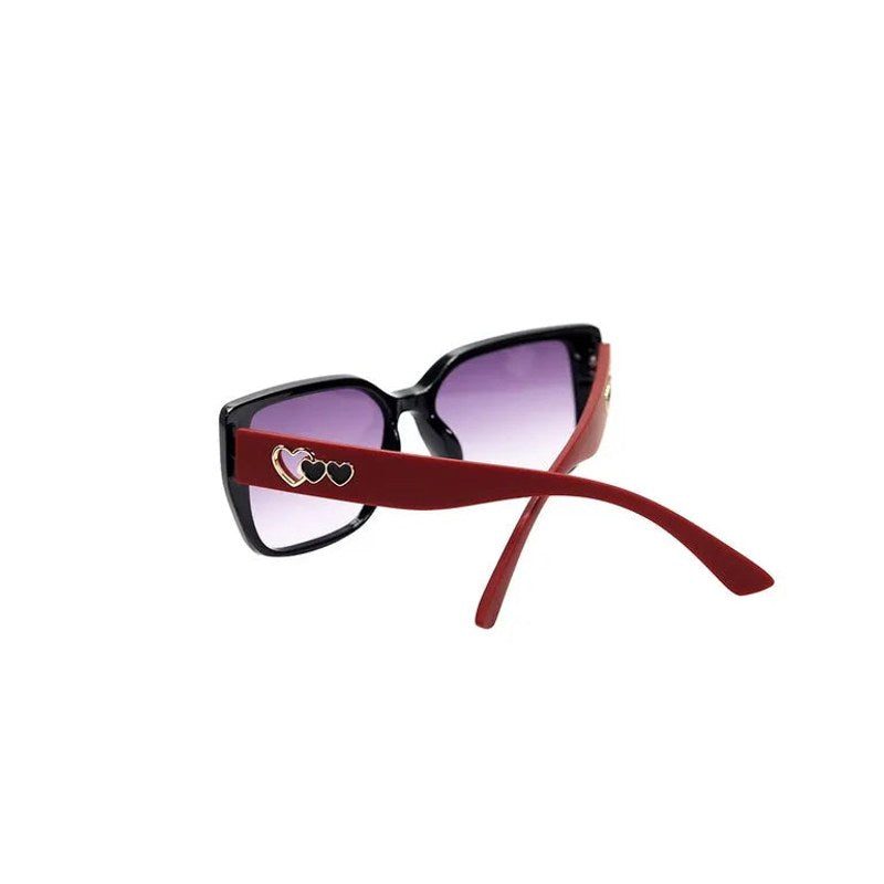Jetra Purple Medium Full Rim Wayfarer Sunglasses for Women — Hashtag Eyewears