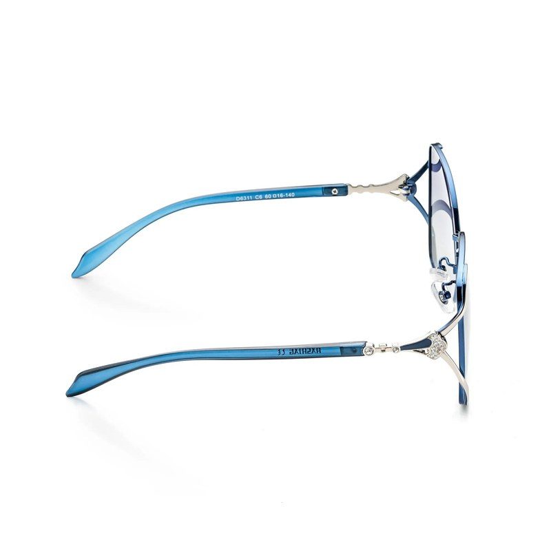 JOINTON Gradient Blue Large Full Rim Square Sunglasses for Women — Hashtag Eyewears