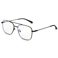 Jovion Black Medium Full Rim RECTANGLE Computer Glasses for Men & Women — Hashtag Eyewears