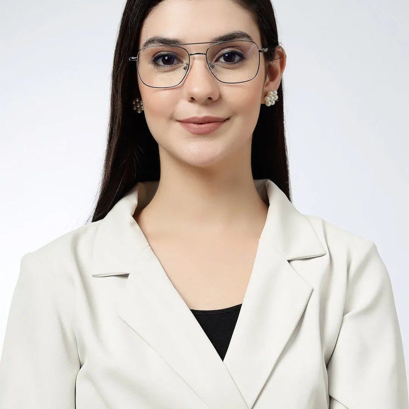 Jovion Black Medium Full Rim RECTANGLE Computer Glasses for Men & Women — Hashtag Eyewears