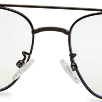 Jovion Brown Medium Full Rim RECTANGLE Computer Glasses for Men & Women — Hashtag Eyewears