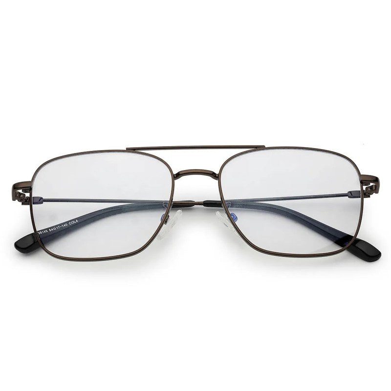 Jovion Brown Medium Full Rim RECTANGLE Computer Glasses for Men & Women — Hashtag Eyewears
