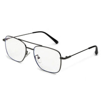 Jovion Grey Medium Full Rim RECTANGLE Computer Glasses for Men & Women — Hashtag Eyewears