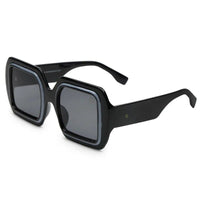 Jumbo Black Medium Full Rim Square Sunglasses for Men & Women — Hashtag Eyewears