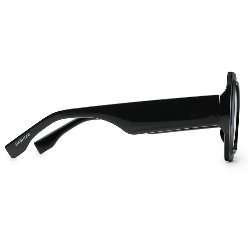 Jumbo Black Medium Full Rim Square Sunglasses for Men & Women — Hashtag Eyewears