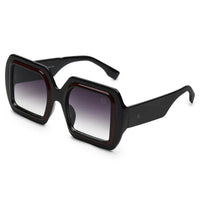 Jumbo Gradient Black Medium Full Rim Square Sunglasses for Men & Women — Hashtag Eyewears