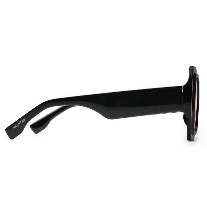 Jumbo Gradient Black Medium Full Rim Square Sunglasses for Men & Women — Hashtag Eyewears