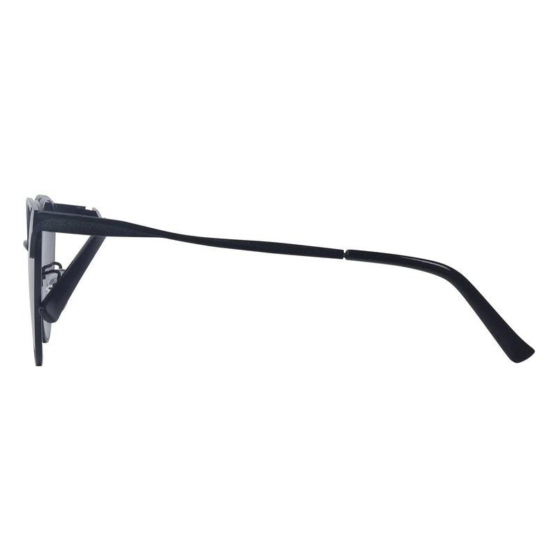 Kaelith Black Medium Full Rim Round Sunglasses for Women — Hashtag Eyewears