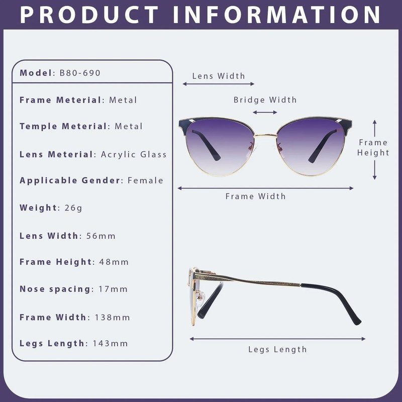 Kaelith Golden & Black Medium Full Rim Round Sunglasses for Women — Hashtag Eyewears