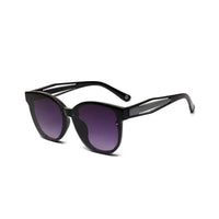 Kalira | Black Large Full Rim Cateye Sunglasses for Women [UV-protected]